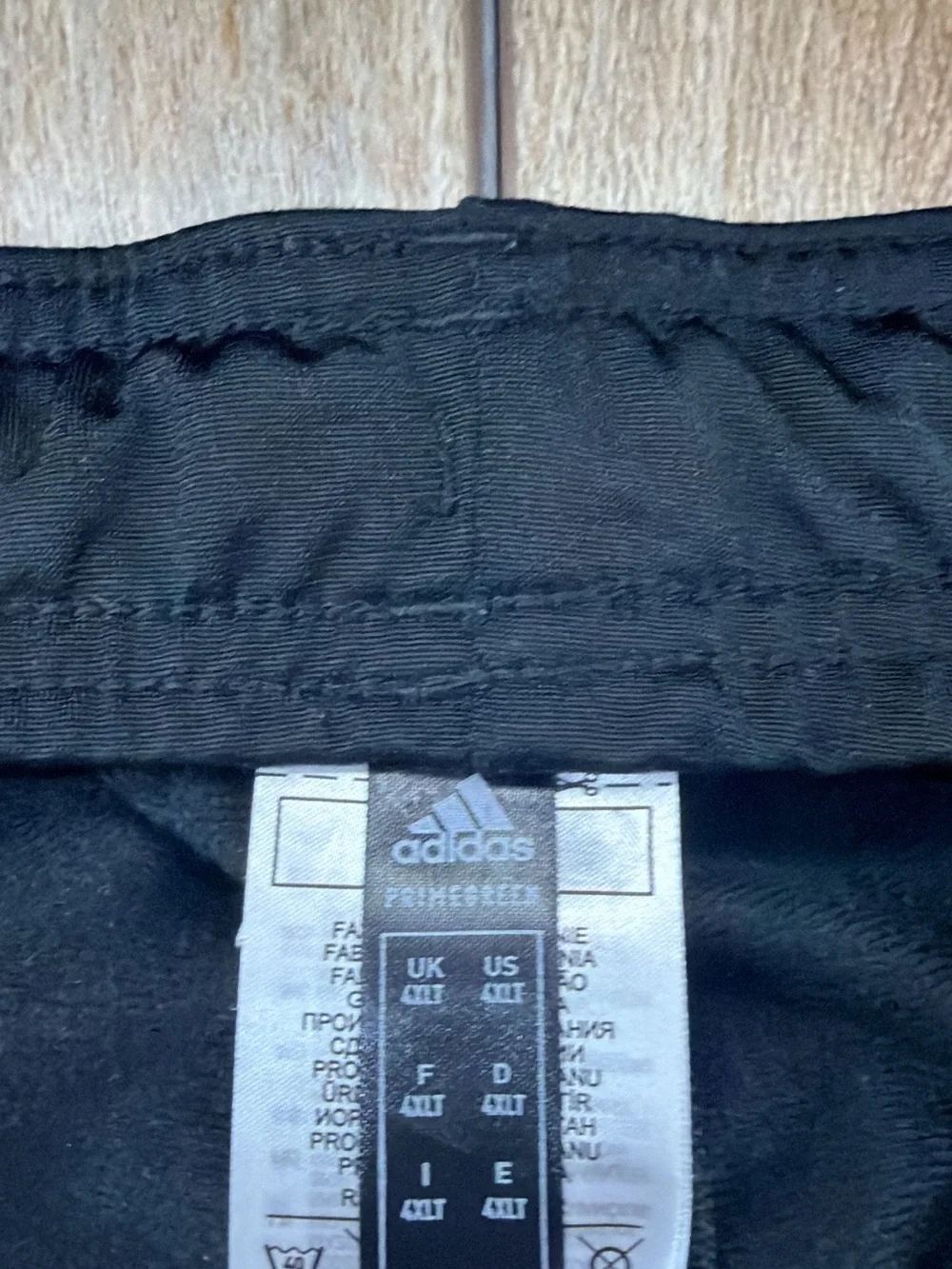 adidas Black Joggers with White Side Stripes